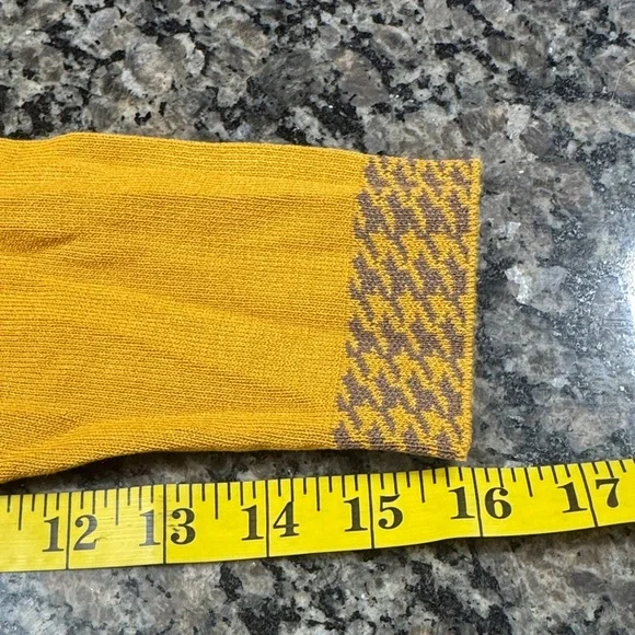 Antthony Mustard Knit cardigan with matching skirt NWT L - Picture 13 of 15